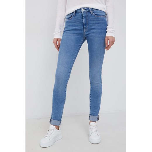 Pepe Jeans Jeansy Regent damskie high waist ze sklepu ANSWEAR.com w kategorii Jeansy damskie - zdjęcie 135077632