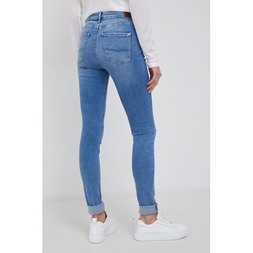 Pepe Jeans Jeansy Regent damskie high waist Pepe Jeans 26/32 okazja ANSWEAR.com
