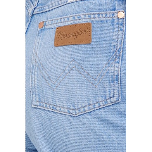 Wrangler jeansy WORLD WIDE CRYSTAL ICE damskie high waist Wrangler 27/32 ANSWEAR.com