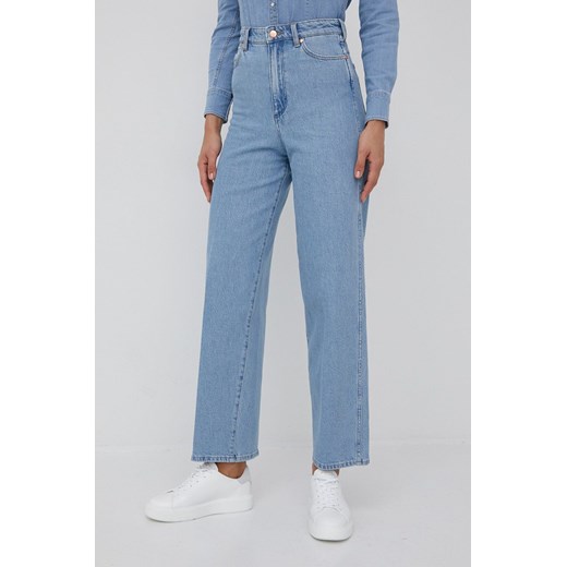 Wrangler jeansy BARREL BLUESTONE damskie high waist Wrangler 25/32 ANSWEAR.com