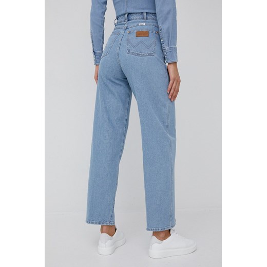 Wrangler jeansy BARREL BLUESTONE damskie high waist Wrangler 26/32 ANSWEAR.com