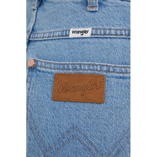 Wrangler jeansy BARREL BLUESTONE damskie high waist Wrangler 26/32 ANSWEAR.com