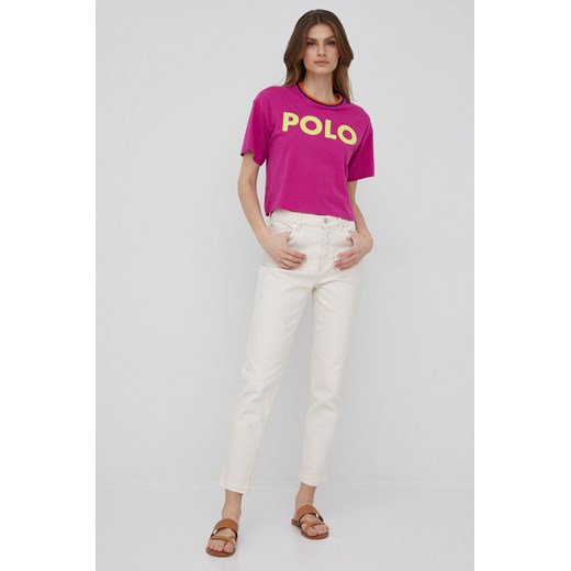 Polo Ralph Lauren t-shirt bawełniany kolor różowy Polo Ralph Lauren S ANSWEAR.com