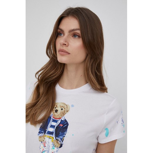 Polo Ralph Lauren t-shirt bawełniany kolor biały Polo Ralph Lauren S ANSWEAR.com