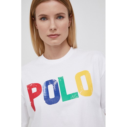 Polo Ralph Lauren t-shirt bawełniany kolor biały Polo Ralph Lauren L ANSWEAR.com
