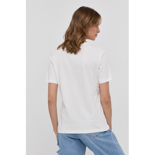 Trussardi t-shirt bawełniany kolor biały Trussardi M ANSWEAR.com