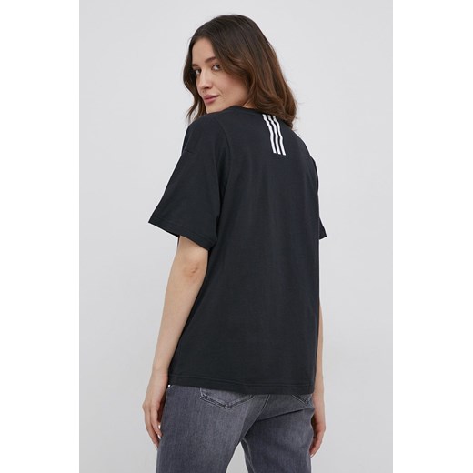 adidas Performance T-shirt bawełniany x Karlie Kloss kolor czarny S okazja ANSWEAR.com