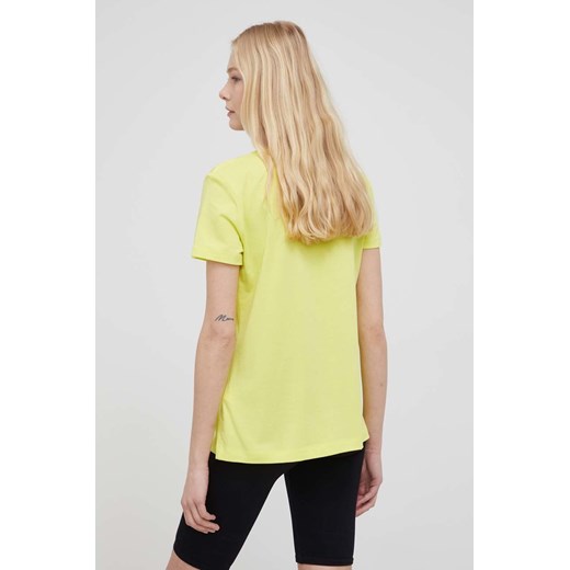Dkny t-shirt damski kolor żółty M ANSWEAR.com
