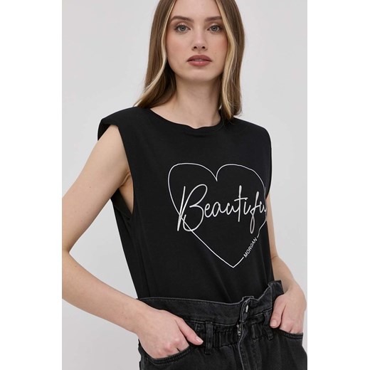 Morgan t-shirt damski kolor czarny Morgan S ANSWEAR.com