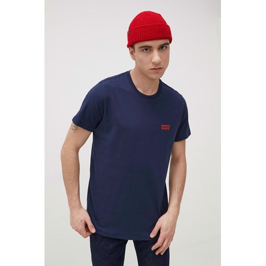 Levi&apos;s t-shirt bawełniany (2-pack) z nadrukiem ze sklepu ANSWEAR.com w kategorii T-shirty męskie - zdjęcie 135092674