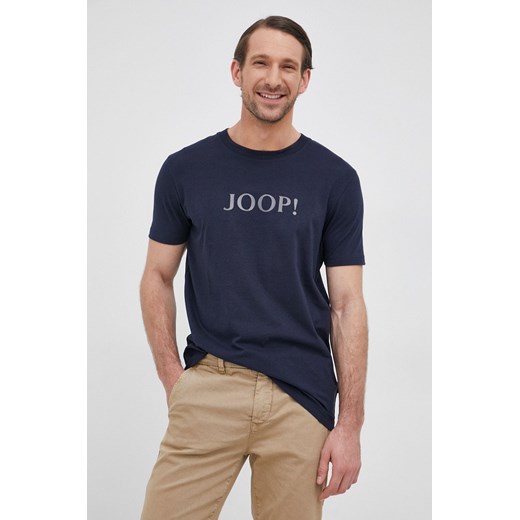 Joop! T-shirt męski kolor granatowy z nadrukiem Joop! XL ANSWEAR.com