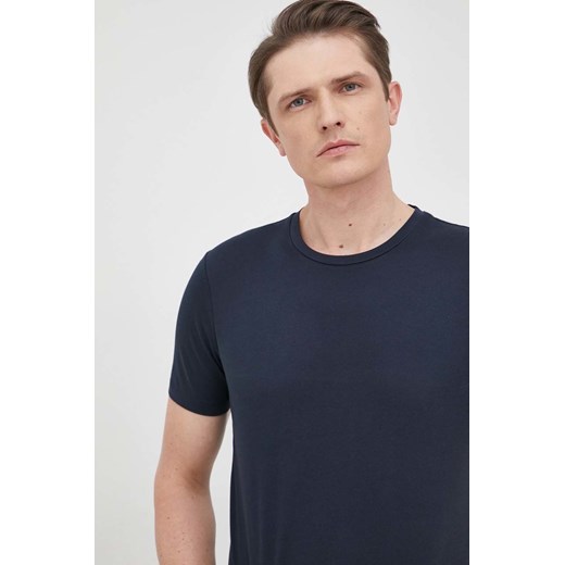 BOSS t-shirt bawełniany kolor granatowy 50468395 ze sklepu ANSWEAR.com w kategorii T-shirty męskie - zdjęcie 135097082