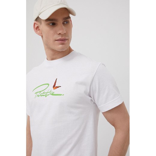 Primitive t-shirt bawełniany kolor biały z nadrukiem Primitive S ANSWEAR.com