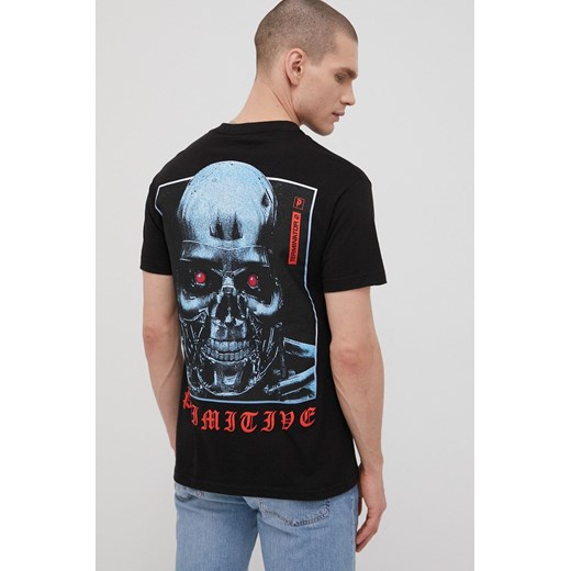 Primitive t-shirt bawełniany x Terminator kolor czarny z nadrukiem Primitive S ANSWEAR.com