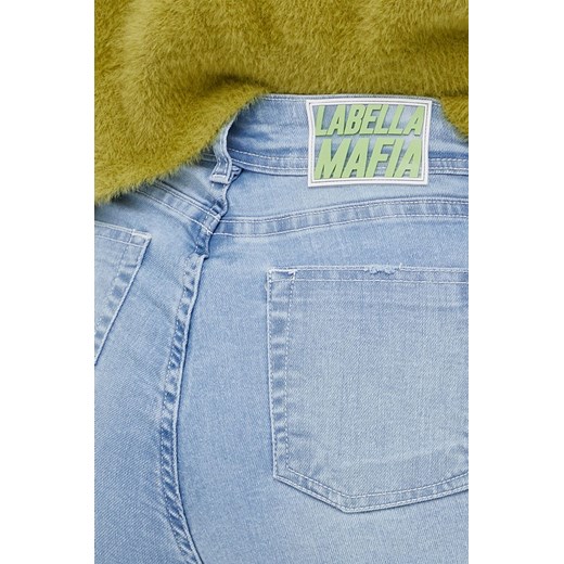 LaBellaMafia jeansy damskie  high waist Labellamafia XS okazyjna cena ANSWEAR.com