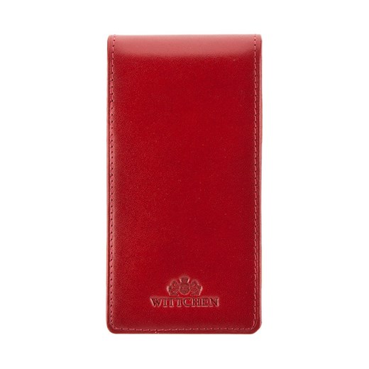 Etui na karty kredytowe skórzane pionowe czerwone ze sklepu WITTCHEN w kategorii Etui - zdjęcie 135121802