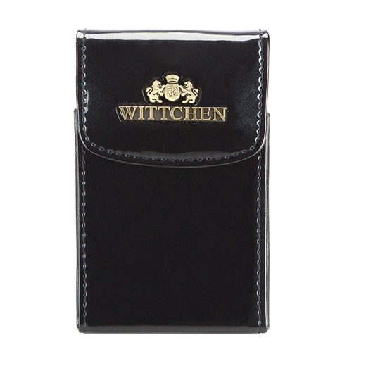 Etui na wizytówki ze skóry lakierowanej Wittchen WITTCHEN