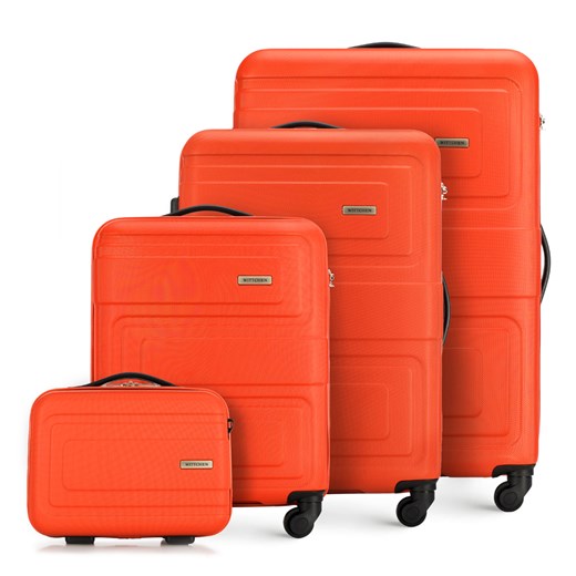 Zestaw walizek z ABS-u tłoczonych Wittchen okazja WITTCHEN