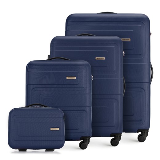 Zestaw walizek z ABS-u tłoczonych Wittchen okazyjna cena WITTCHEN