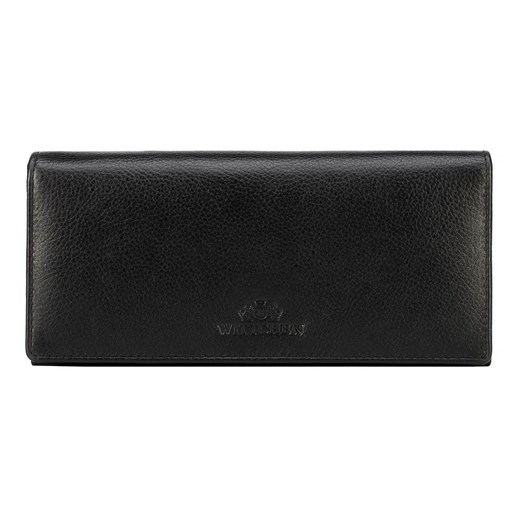 Damski portfel ze skóry duży czarny ze sklepu WITTCHEN w kategorii Portfele damskie - zdjęcie 135128250