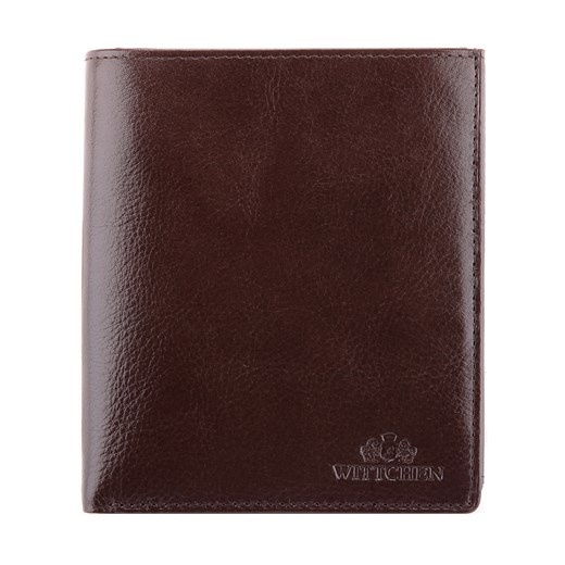 Męski portfel skórzany duży ciemny brąz ze sklepu WITTCHEN w kategorii Portfele męskie - zdjęcie 135128824