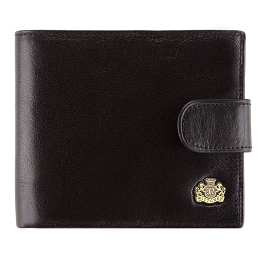 Męski portfel skórzany zapinany czarny ze sklepu WITTCHEN w kategorii Portfele męskie - zdjęcie 135129764