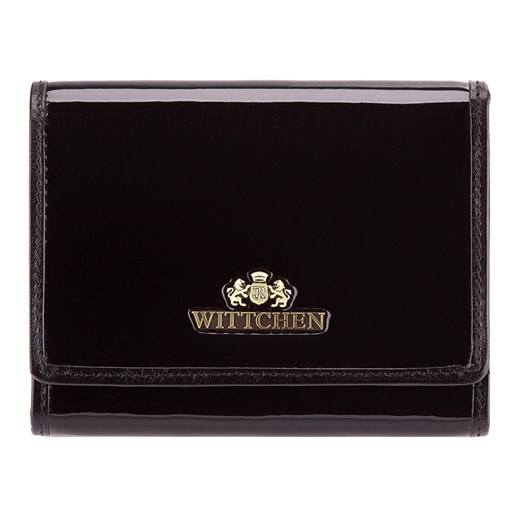 Damski portfel ze skóry lakierowany średni ze sklepu WITTCHEN w kategorii Portfele damskie - zdjęcie 135131012