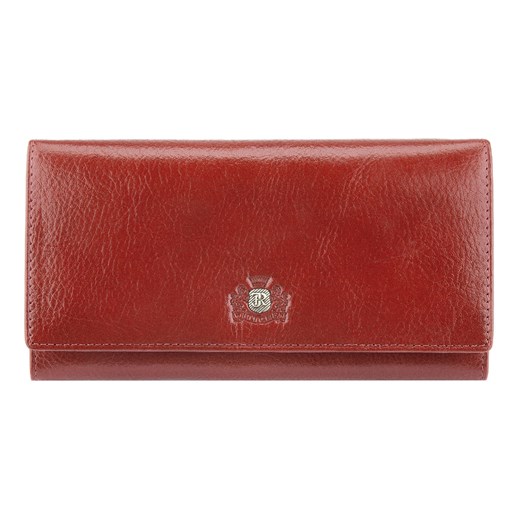 Damski portfel ze skóry z herbem duży ceglasty ze sklepu WITTCHEN w kategorii Portfele damskie - zdjęcie 135131224