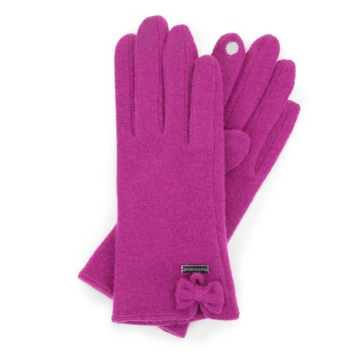 Damskie rękawiczki wełniane do smartfona ze sklepu WITTCHEN w kategorii Rękawiczki damskie - zdjęcie 135131440