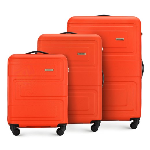 Zestaw walizek z ABS-u tłoczonych Wittchen promocja WITTCHEN