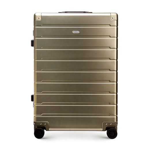 Średnia walizka z aluminium złota ze sklepu WITTCHEN w kategorii Walizki - zdjęcie 135132803