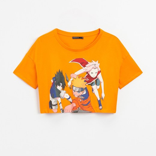 Krótka koszulka Naruto - Pomarańczowy House M House
