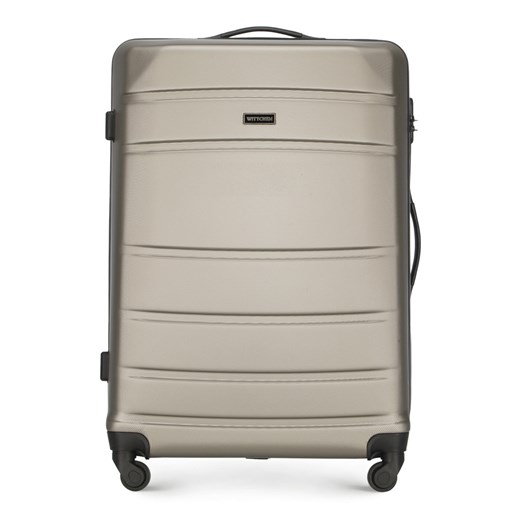 Duża walizka z ABS-u żłobiona Wittchen promocyjna cena WITTCHEN