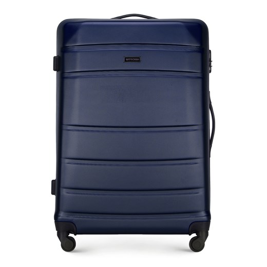 Duża walizka z ABS-u żłobiona Wittchen WITTCHEN okazyjna cena