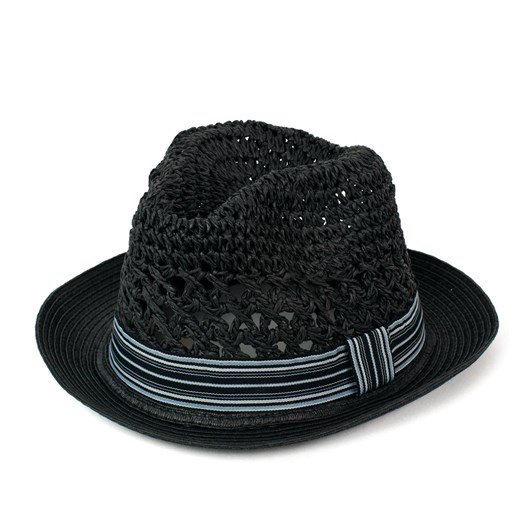 Kapelusz trilby - miękki i na lato szaleo czarny kapelusz