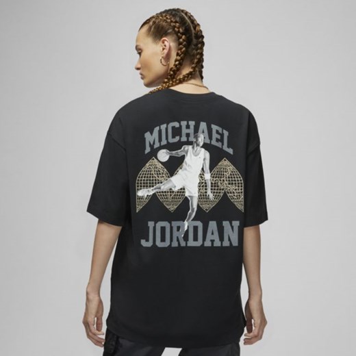 T-shirt damski oversize z grafiką Jordan (Her)itage - Czerń Jordan XL Nike poland
