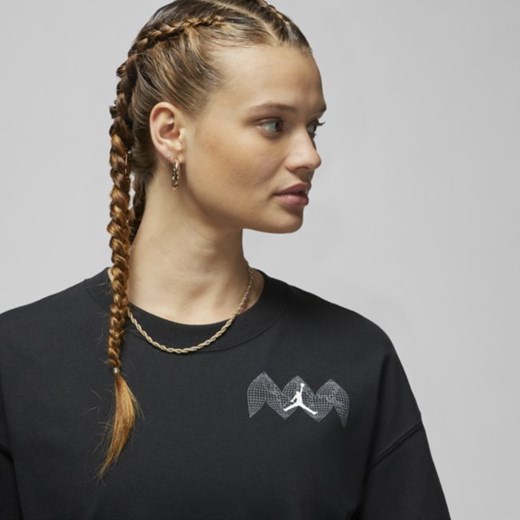 T-shirt damski oversize z grafiką Jordan (Her)itage - Czerń Jordan S Nike poland