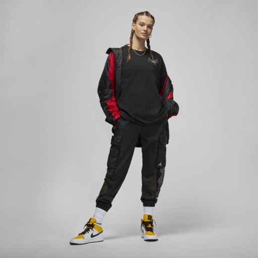 T-shirt damski oversize z grafiką Jordan (Her)itage - Czerń Jordan L Nike poland