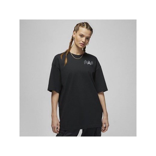T-shirt damski oversize z grafiką Jordan (Her)itage - Czerń Jordan S Nike poland