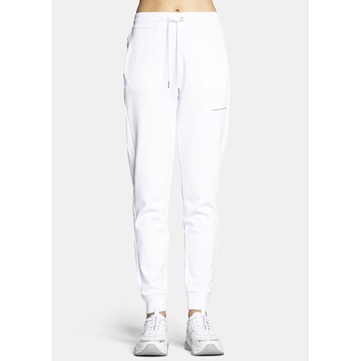 Spodnie dresowe damskie białe Armani Exchange 8NYPFX YJ68Z 1000 Armani Exchange M Sneaker Peeker
