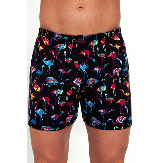 Bokserki męskie luźne Cornette Classic 001/117 flamingi Cornette XL piubiu_pl