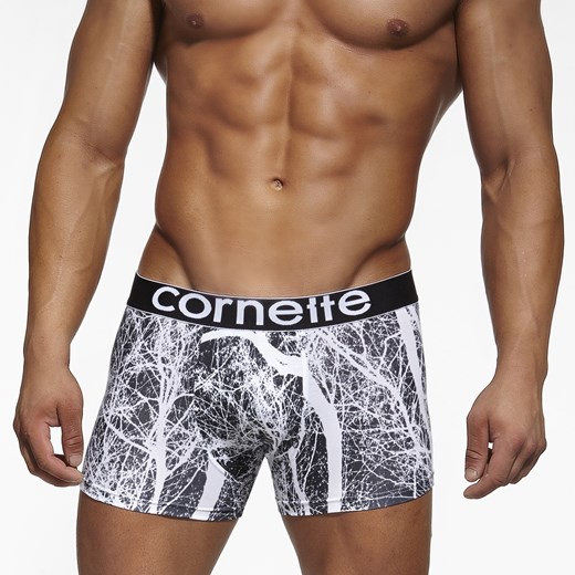 Bokserki High Emotion 508/17 cornette-underwear pomaranczowy bawełniane