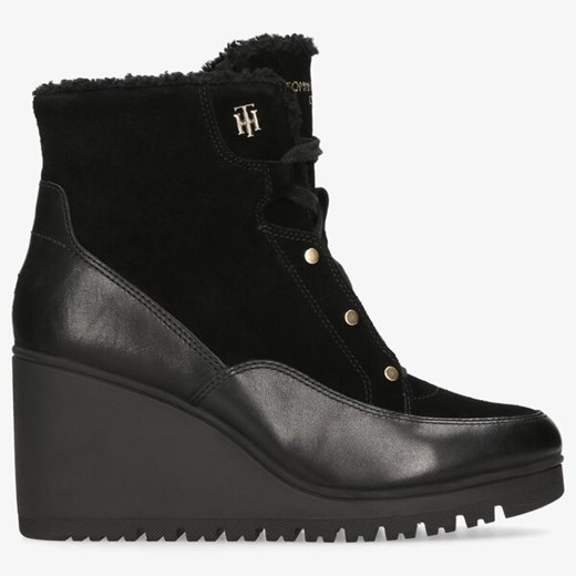 TOMMY HILFIGER WARMLINED MID WEDGE BOOT Tommy Hilfiger 41 okazyjna cena galeriamarek.pl