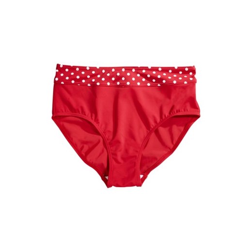 Dół od bikini czerwony/biały halens-pl czerwony bikini