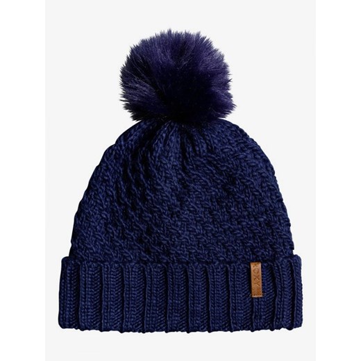 Damska czapka zimowa z pomponem ROXY W BLIZZARD BEANIE - niebieski One-size promocyjna cena Sportstylestory.com