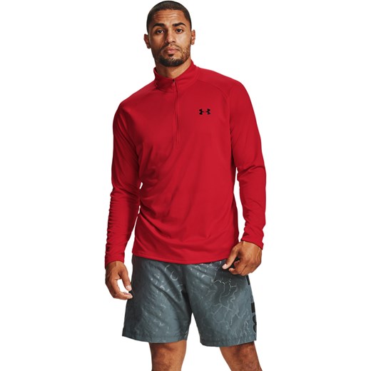 Męska bluza treningowa UNDER ARMOUR Tech 2.0 1/2 Zip - biała ze sklepu Sportstylestory.com w kategorii Bluzy męskie - zdjęcie 135207662