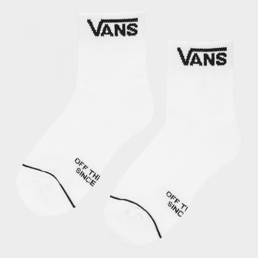 Damskie skarpetki z logo VANS PEEKCRE - białe Vans One-size okazyjna cena Sportstylestory.com