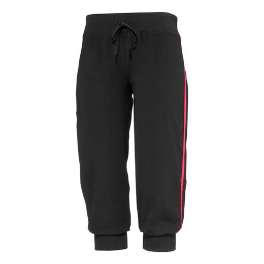 Spodnie czarny/ciemnoczerwonoróżowy halens-pl czarny cień do powiek
