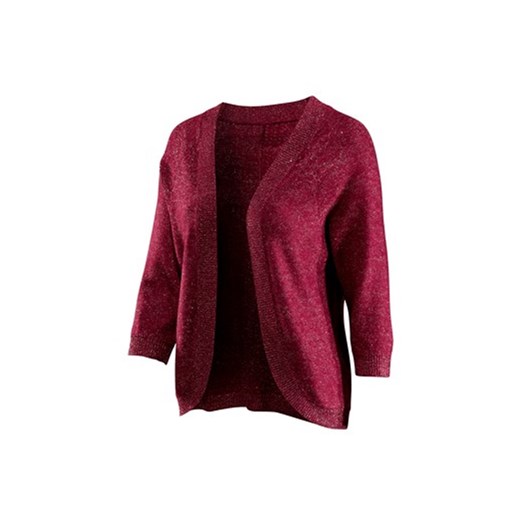 Sweter burgundowy/kolor złota cellbes czerwony błyszczące