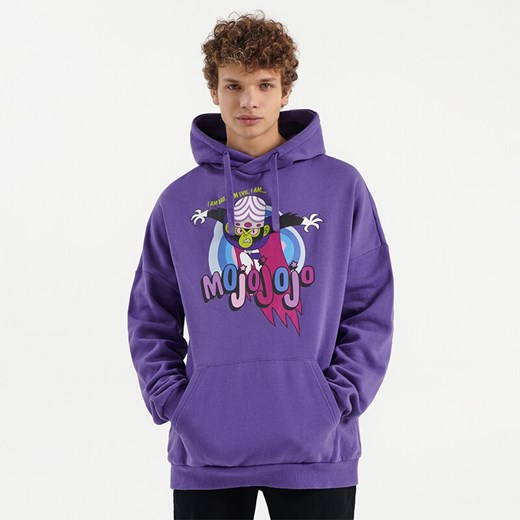 Bluza z kapturem Mojo Jojo - Fioletowy House XXL House okazyjna cena